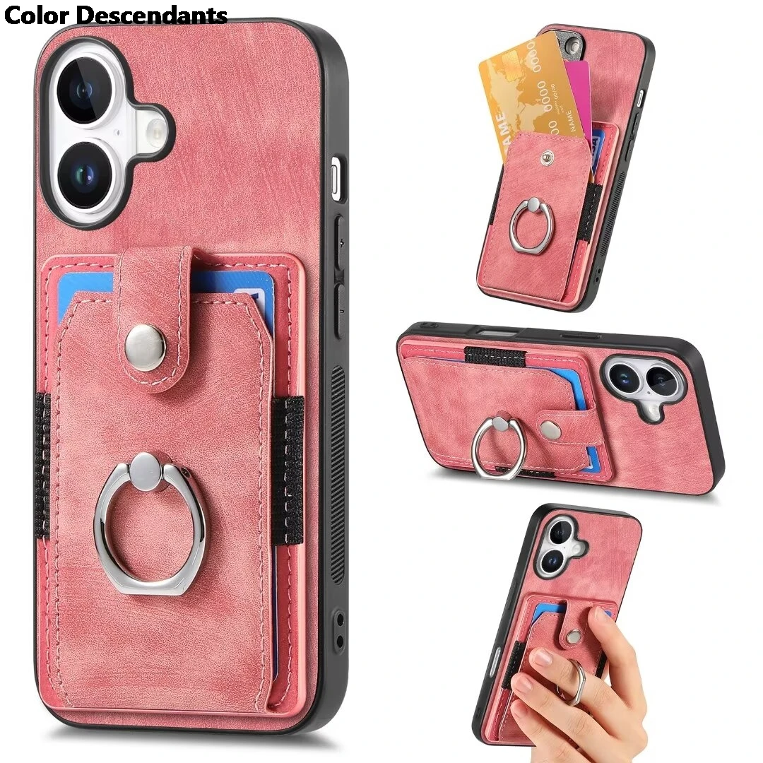 Luxury Leather Back Cover Case with Card Holder