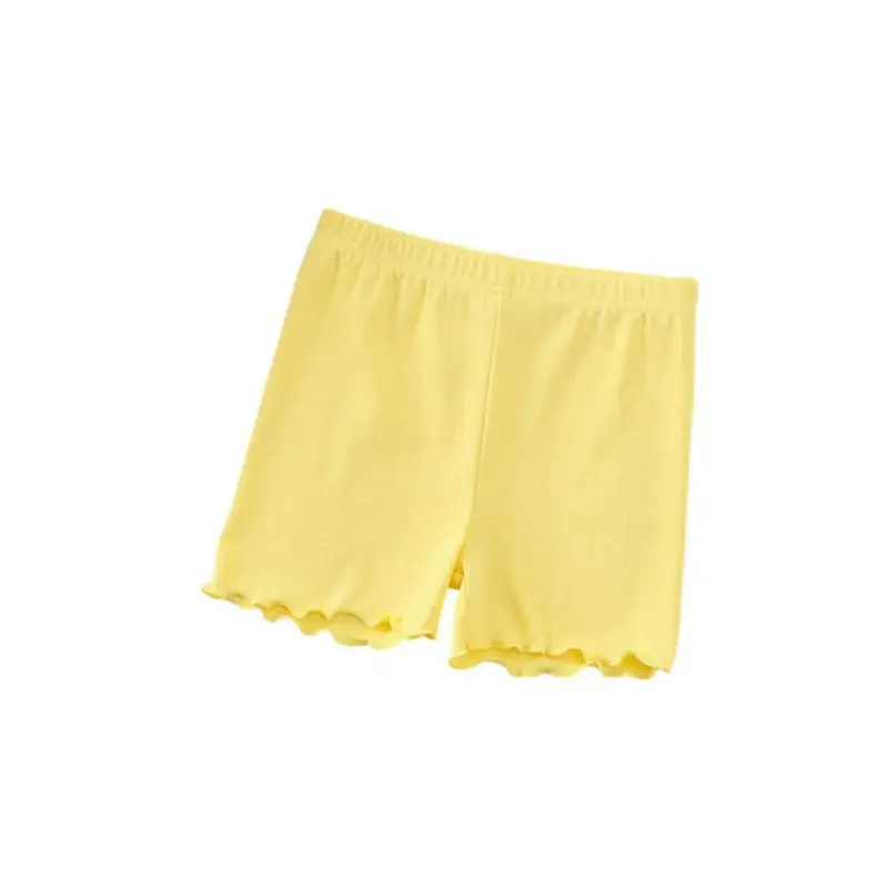 여아용 레이스 코튼 스트레치 안전 바지, 3-14 세 여아 스커트, 걷기 방지 바닥 바지, 여아 플랫 팬츠 반바지