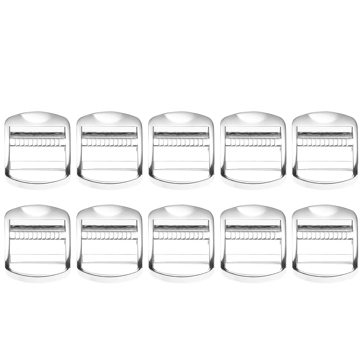 

10 Pcs Buckles for Bag Strap Length Adjust Roller Shoulder Accessories Square Slide Luggage