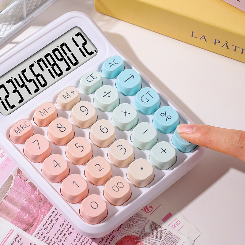 Calculator with Dual Power Supply, 12 Digits, Electronic Calculator, Home, Office, School, Financial, accounting Tools - 2
