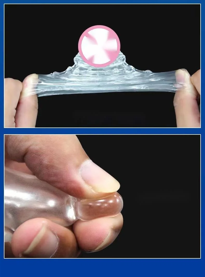 Preservativo ritardato per glande per uomo, desensibilizzazione, ispessimento e allungamento del pene, preservativo per orgasmo duraturo, sex toy_voghion.com