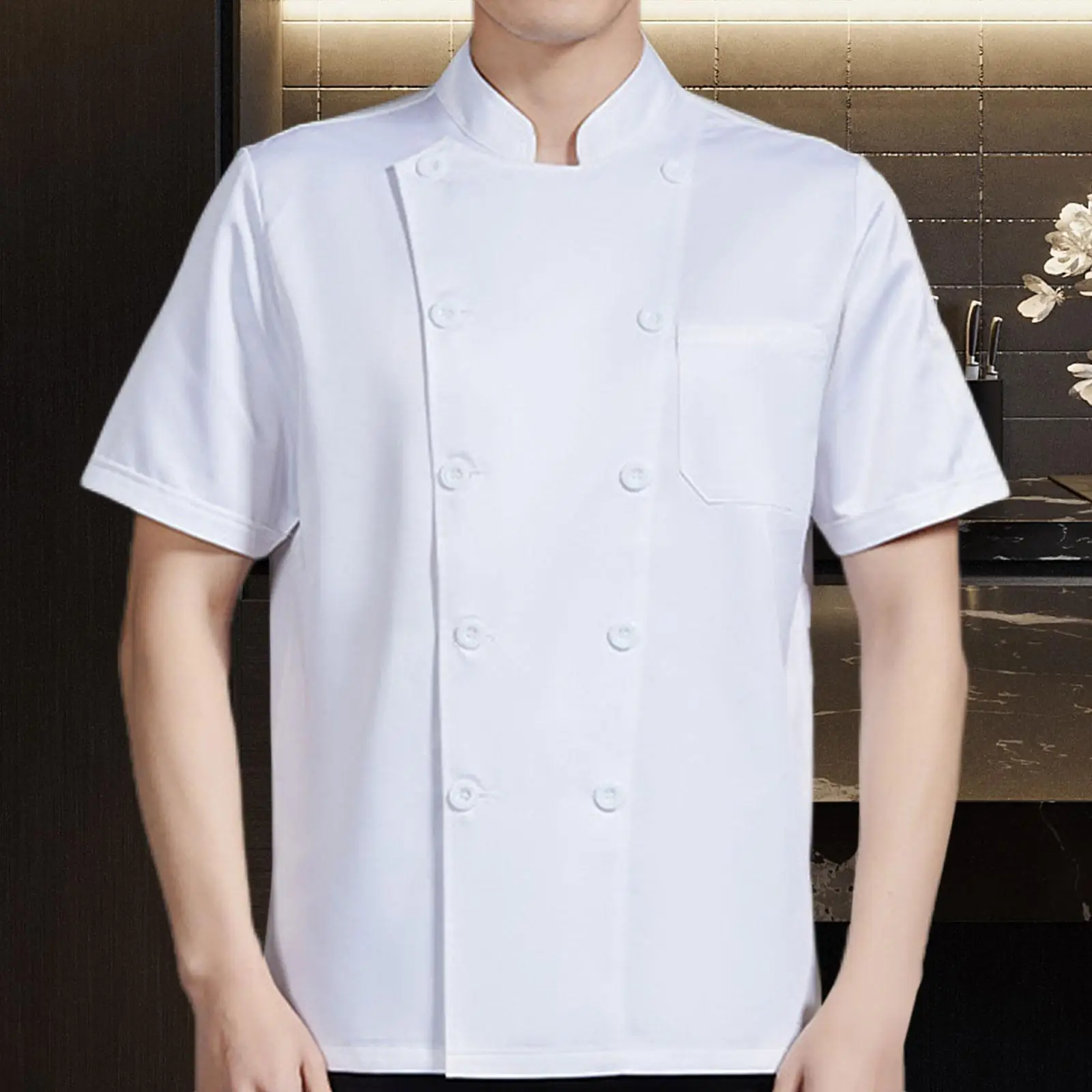 Chef Jacket Chef Coat Waiter Apparel Shirt Workwear Uniform for Food Industry