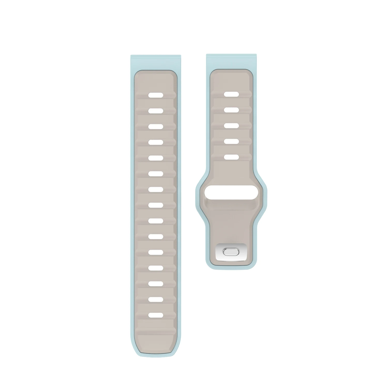 Sporty Silicone Watch Strap - 20mm/22mm Band