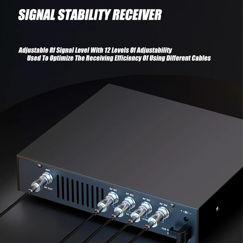 폴킷슨 AC41 프로페셔널 무선 이어백 신호 450-960mhz 앰프 캠퍼스 대형 무대 야외 공연 원격 증폭