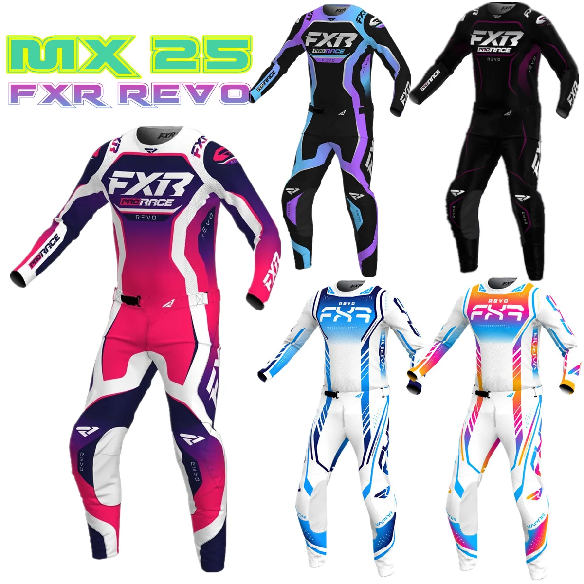 Motocross Gear Set LE FXR REVO mx Gear Set Off Road Motocross Jersey Set Motorcycle Clothing