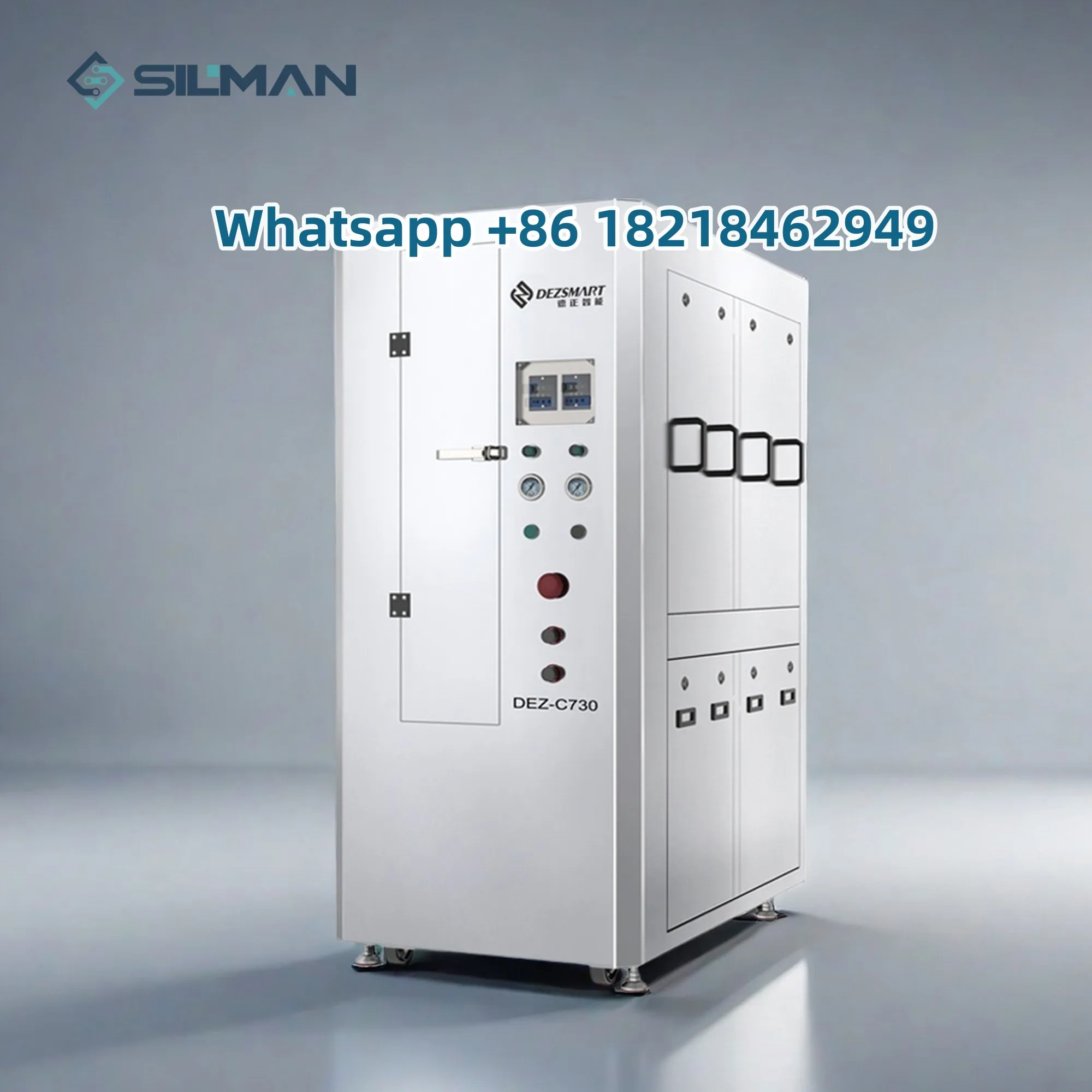 Silman DEZ-C730 Factory Price Pneumatic Automatic Off-Line SMT PCB Stencil Silk Screen Cleaning Equipment Flux Cleaning Machine 5