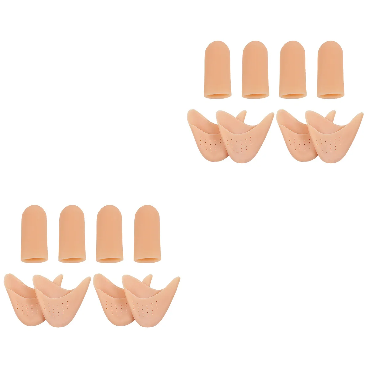 8 Pairs Metatarsal Covers Comfortable Dance Shoe Pads Durable Toe