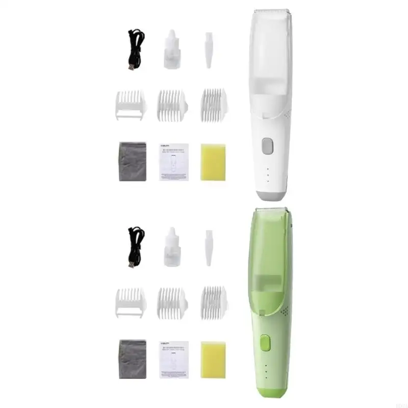 Baby Hair Trimmer Vacuum Hair Trimmer USB Rechargeable Kids Electric Cordless Haircut Machine