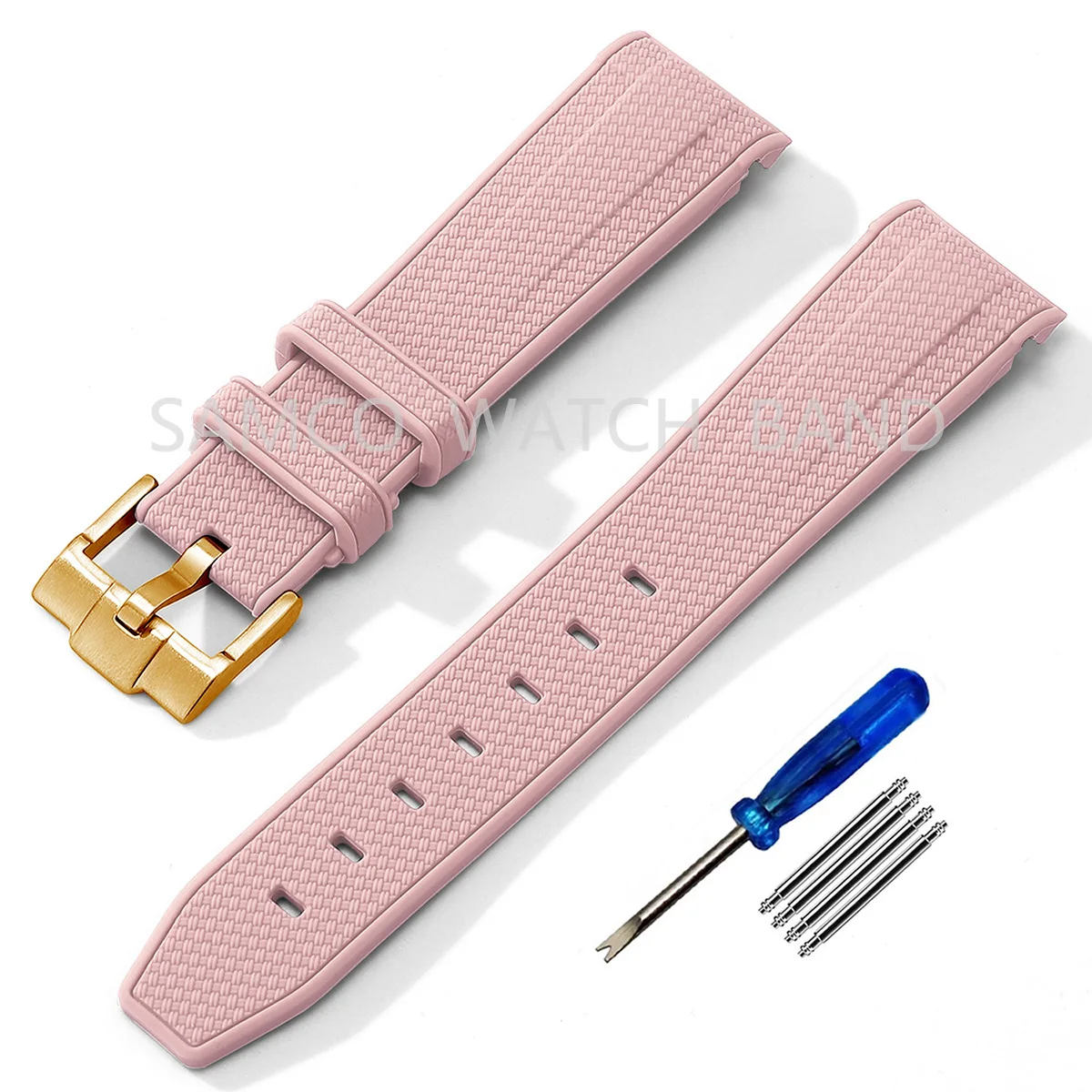 Premium Silicone Watch Strap - 20mm Rubber Replacement Band