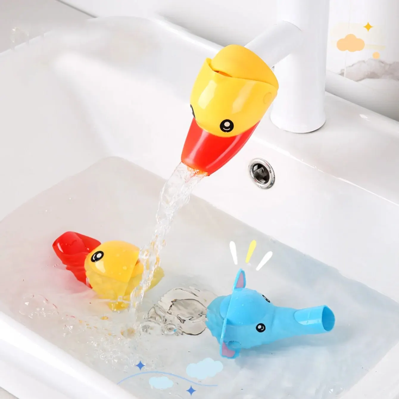 Water Faucet Extender Cartoon Sink Handle Water Dispenser Extender Hand-Washing Solution Used To Extend The Handwashing Area 4