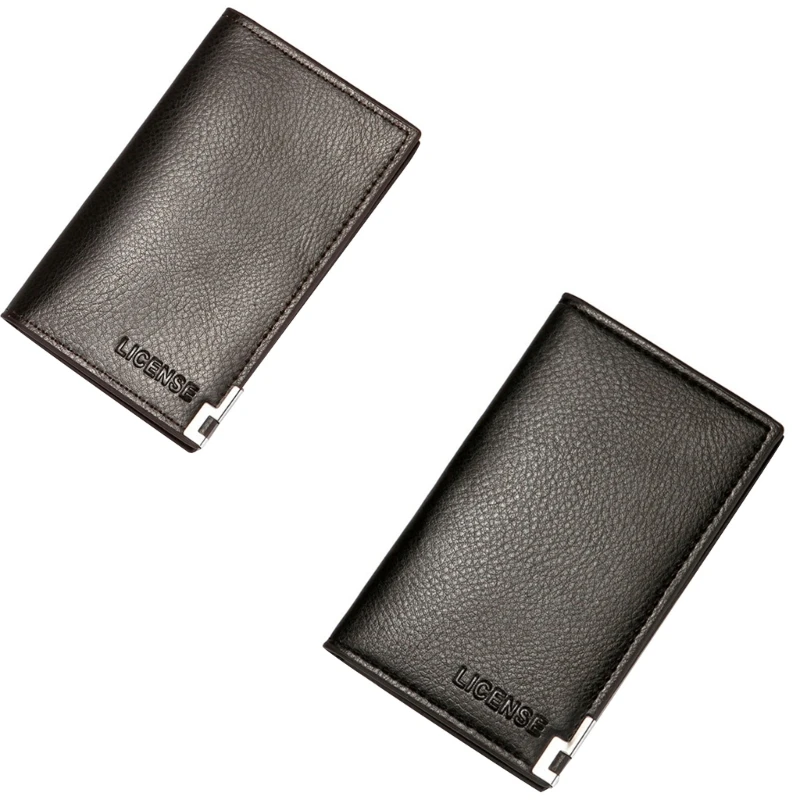 

Универсальный держатель для карт, удобный кошелек из искусственной кожи, идеально подходит для повседневного использования для