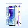 UMIDIGI A15T Smartphone Android 13 MTK Helio G95 Octa-Core Ultra-Slim 6.7’’ HD+ 8+8GB 128GB 64MP 5000mAh Battery Hotkey NFC AGPS 4
