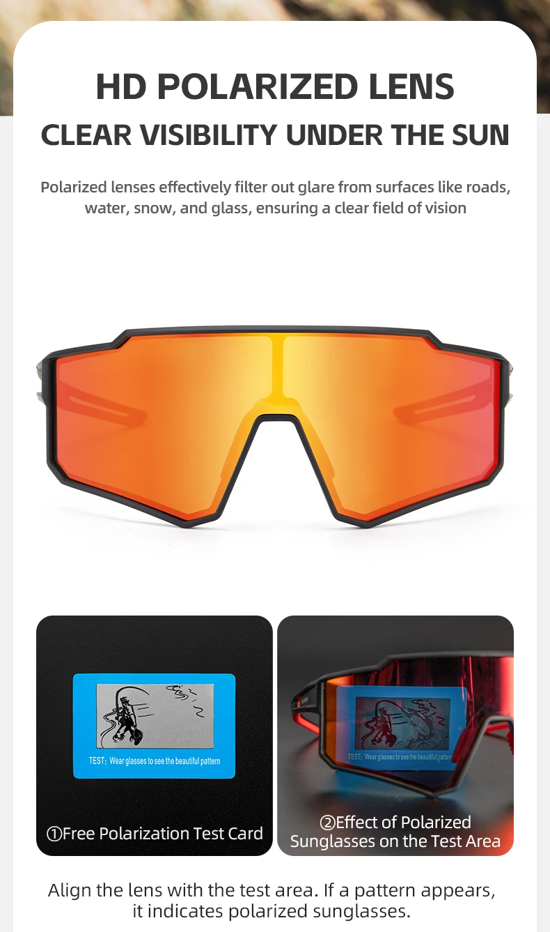 Outdoor-Stil der Fahrradbrille