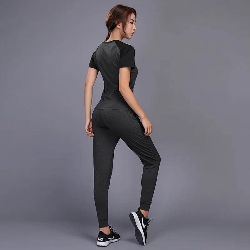 T-shirts+pants Running Clothing Suit 