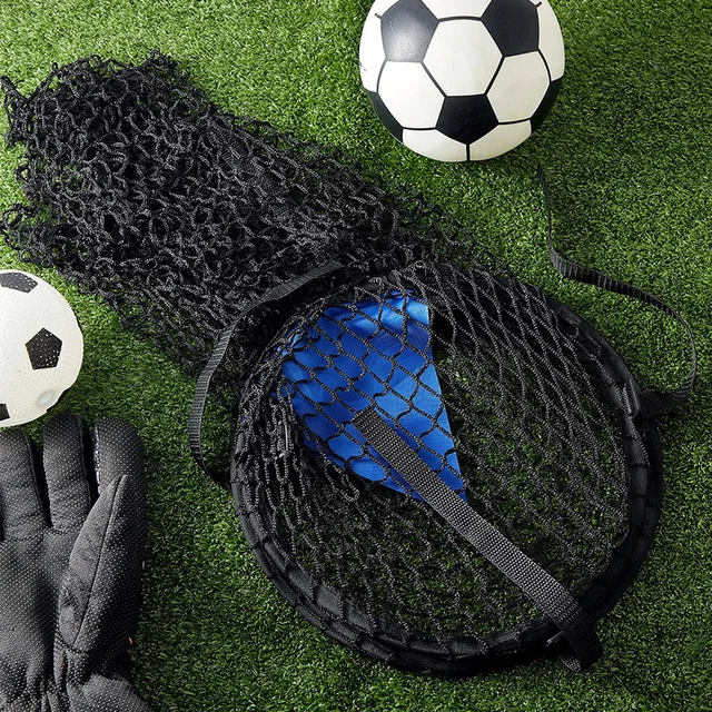 Soccer Aid Top Bins Target Goal Net Set Easy to Attach and Detach to goals for Corner Shooting Top Corner Target Nets 2