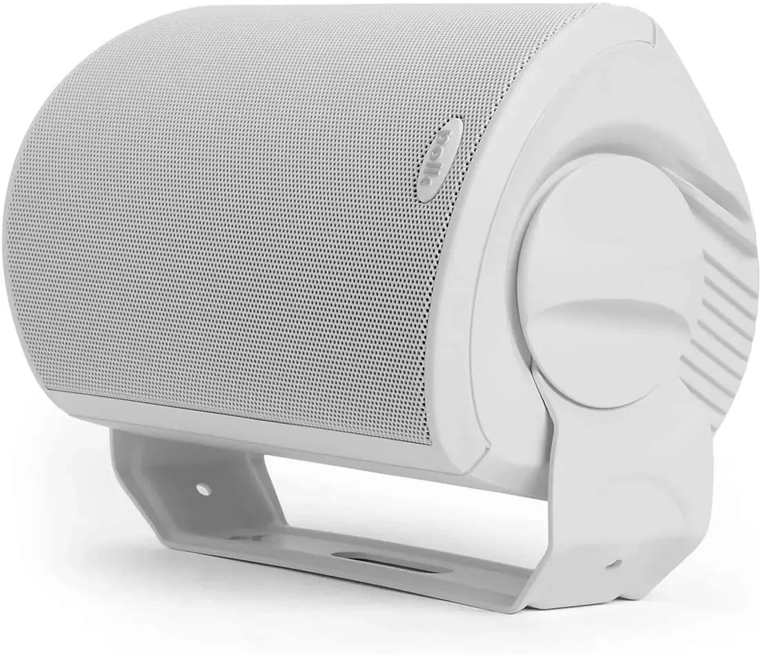 Polk Audio Atrium 6 Outdoor All-Weather Speakers with Bass Reflex Enclosure Broad Sound Coverage Speed-Lock Mounting System