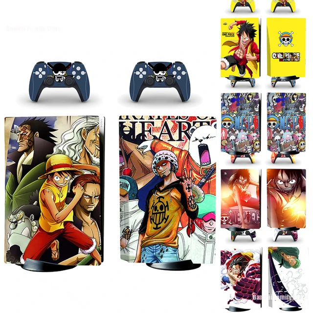 ONE PIECE Luffy PS5 Disc Skin Sticker for PlayStation 5 Console &  Controller Anime Cartoon PS5 Decal Anti-scratch Skin Sticker - AliExpress