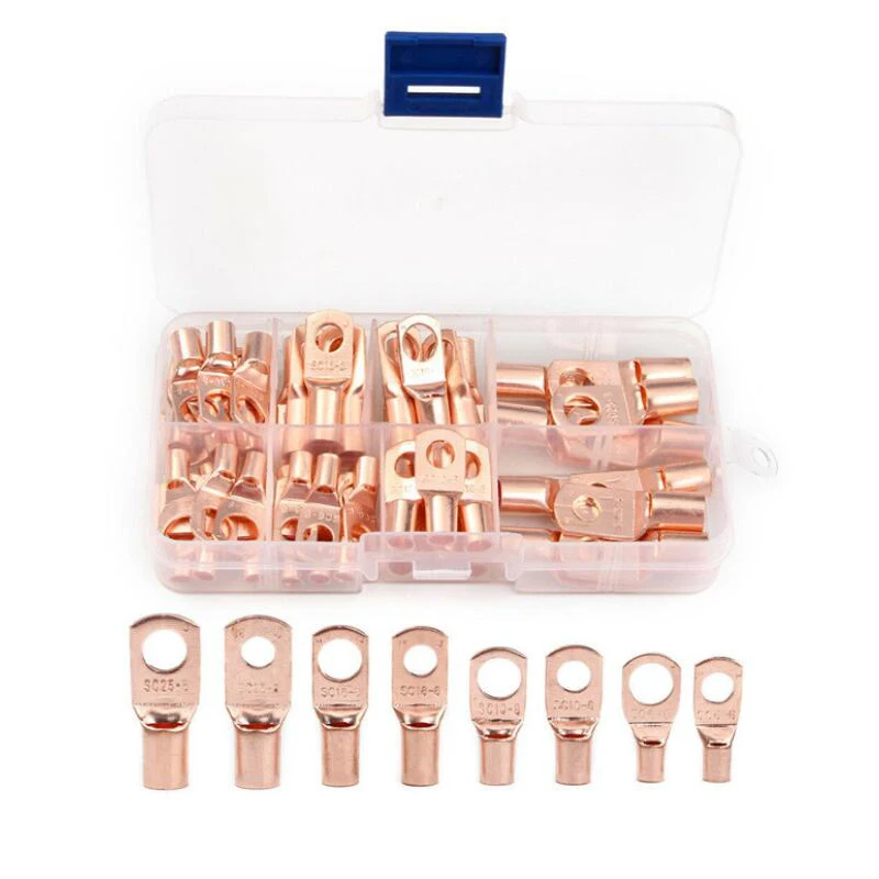 10 Terminali Tubo Di Rame Terminale Batteria Cavo Di Saldatura - Foto 7