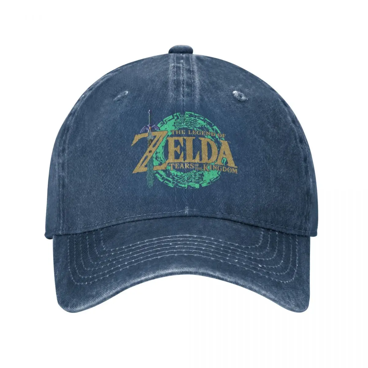 

Бейсболка The Legend Of Zeldas для мужчин и женщин, потертая Регулируемая шляпа от солнца с логотипом Великобритании и слезами