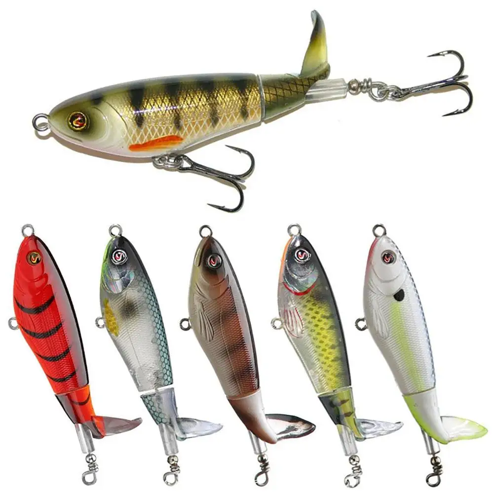

YFASHION 90mm/14.2g Premium Fishing Lures With Hooks Long Casting Floating Fishing Bait For Bass Pike Perch