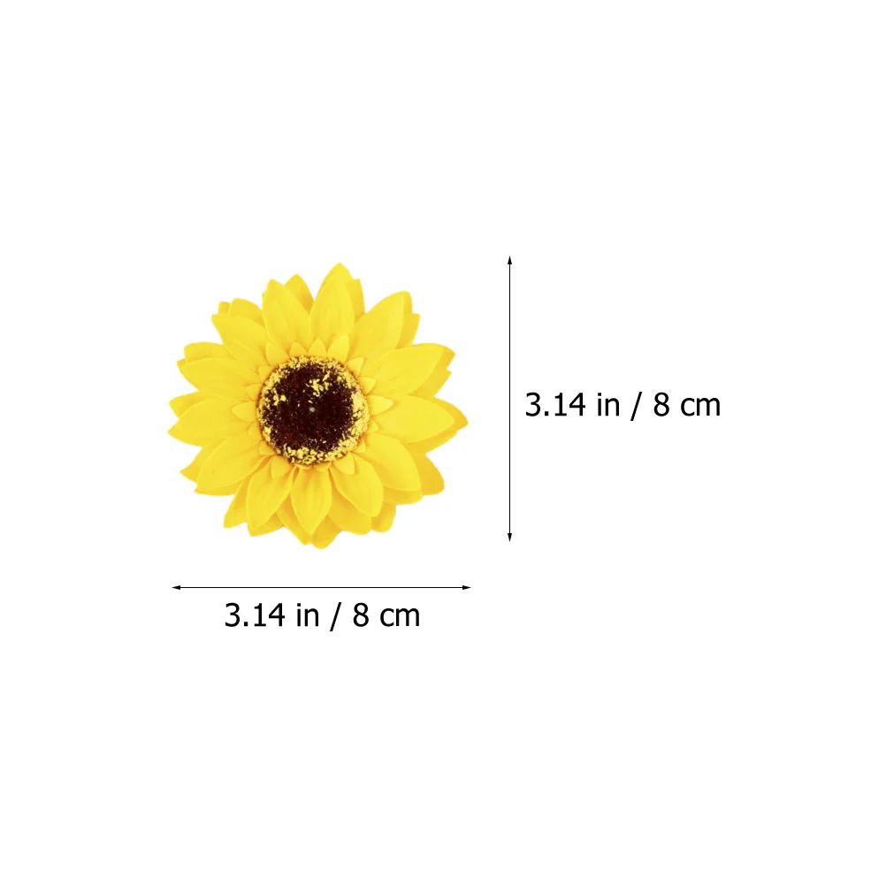 12pcs Soap Flower Gift Beautiful Soap Flower Sunflower Gift Box Flowers Scented Soaps Shower