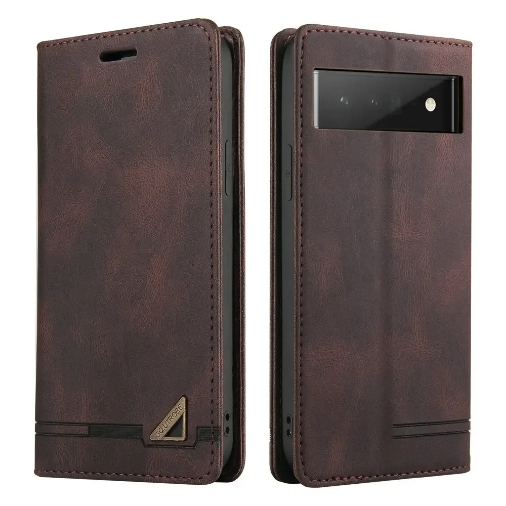 Luxury Leather Flip Case Wallet with RFID Protection