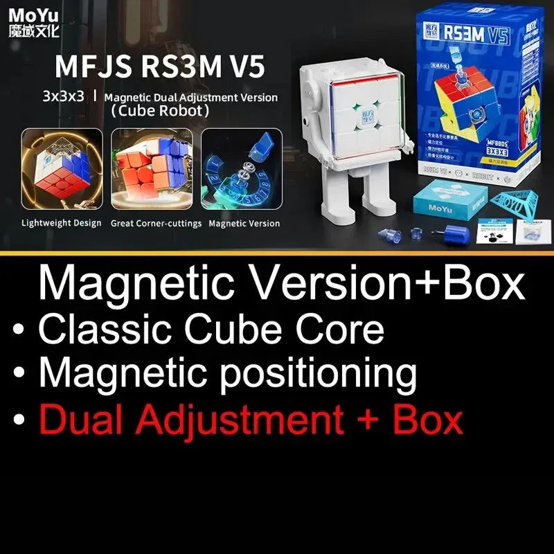 Enhanced Magnetic Speed Cube - Professional 3x3 Puzzle Toy