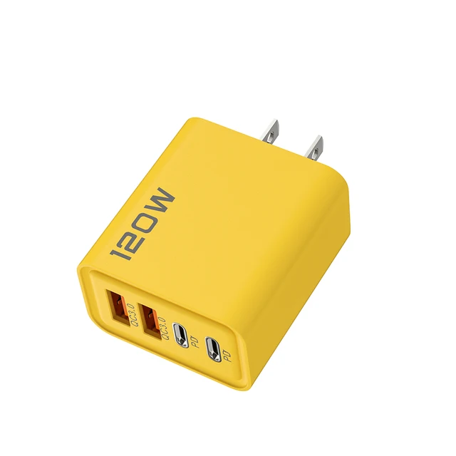4 Ports USB C PD Charger Quick Charge 3.0 Type C USB Phone Chargers Fast Charging Adapter For iPhone 15 14 Samsung Xiaomi Huawei 7