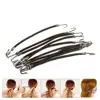 1~20PCS Ponytail Rubber Elastic Hook Hair Bands For Women Gum Hooks Hair Accessories Hair Ties Styling Tools Holder Bungee Bands 4