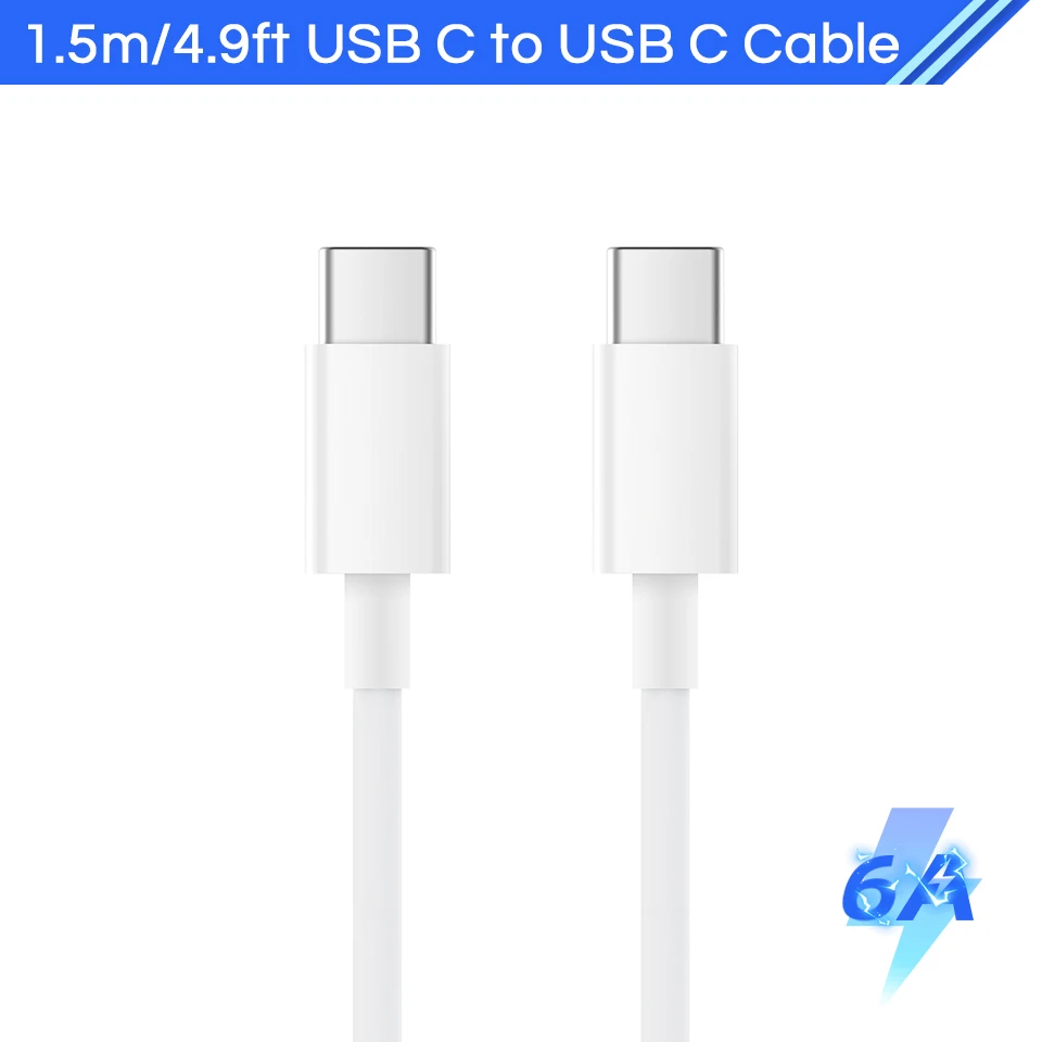 Super Fast Charge 6.5A Type C Cable with 65W SuperVOOC Technology