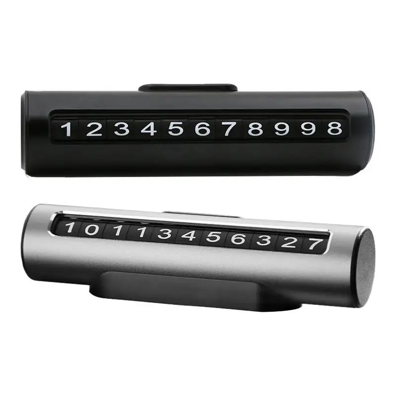 

Временная парковочная табличка с номером телефона, магнитная наклейка с номером, автомобильный аксессуар для стайлинга