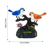 Simulation Bird Ornaments Vivid Electric Bird Decor With Sound Decorative Bird Decor Voice Control Battery Powered Perfect For 6