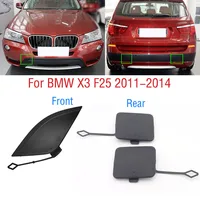 For BMW X3 F25 2011 2012 2013 2014 Car Front Rear Bumper Tow Hook Cover Cap Trailer Hauling Eye Lid 51117210474 51127272415 1