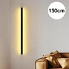 150cm 120cm Black Long Strip LED Indoor Wall Lamp Bedroom Bedside Indoor Decorative lighting Wall Living Room Corriodr Aisle 1