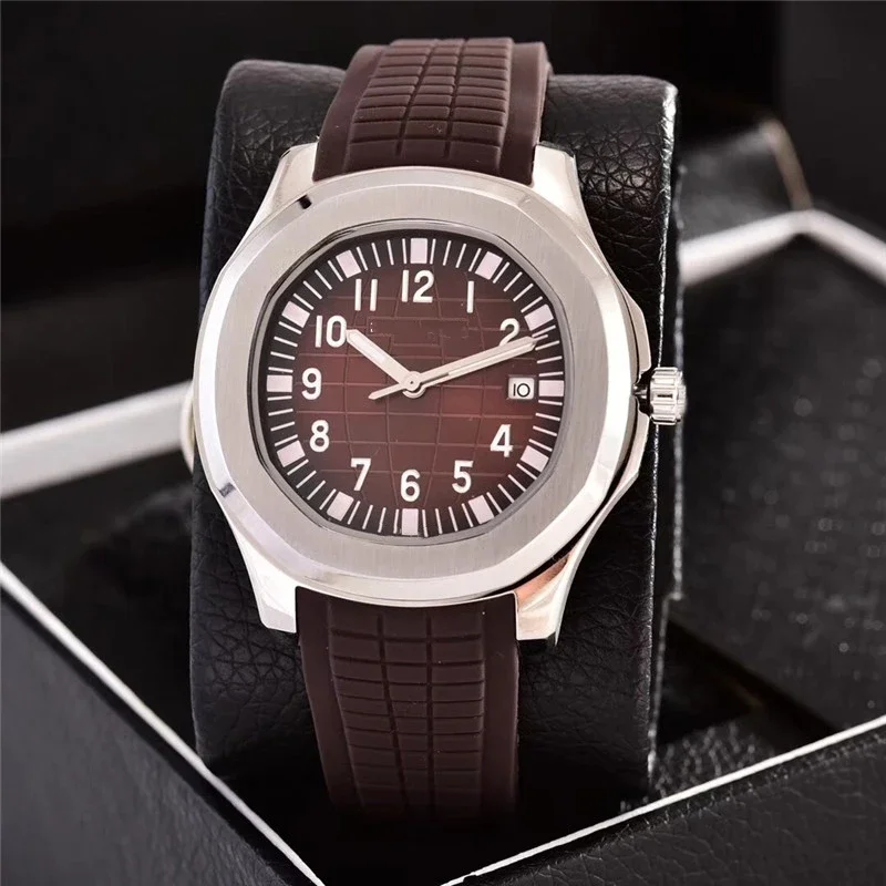 

Men's Luxury 41mm Dial Automatic Mechanical Stainless Steel 904L Rubber Band High Quality AAA Watch