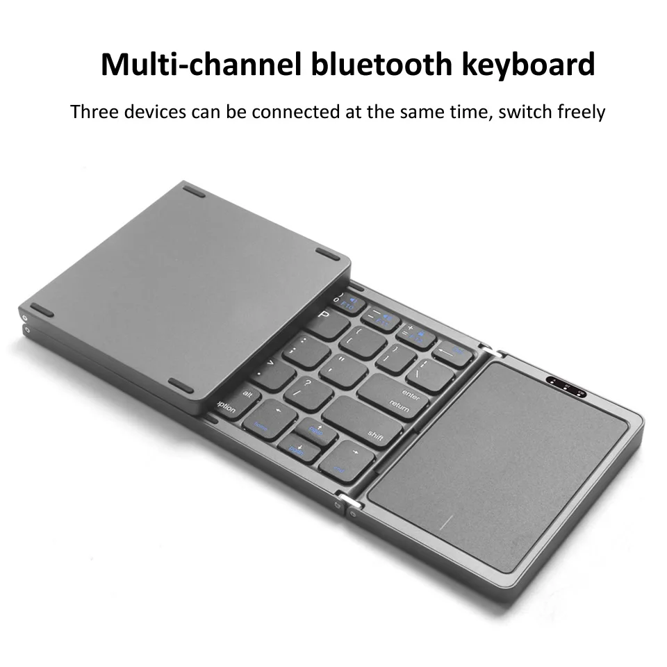 com fio teclado com touchpad mouse para
