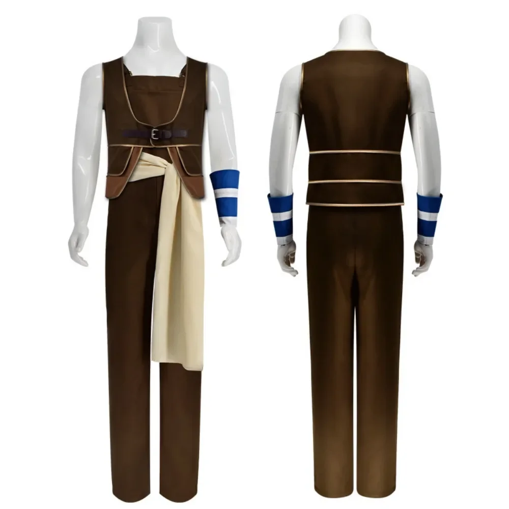 

Live Action TV Usopp Cosplay Costume Adult Kids Coat Vest Scarf Wristband Belt Full Set Kevin Saula Role Play Suit Halloween