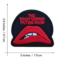 Biohazard Symbol Horror Movie Embroidery Patch - Psycho Clown Halloween Clothing Accessory (Rocky Horror)