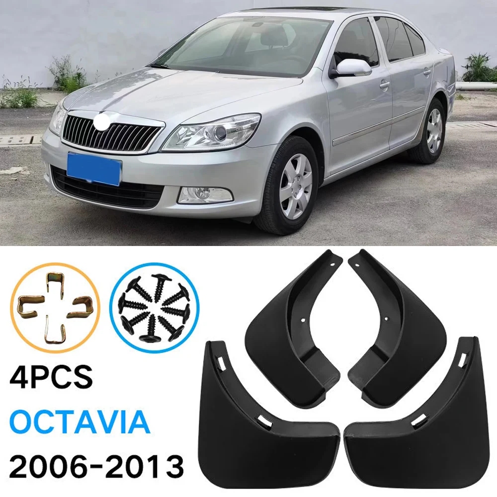 

4 шт., брызговики для SKODA OCTAVIA A5 2006-2013