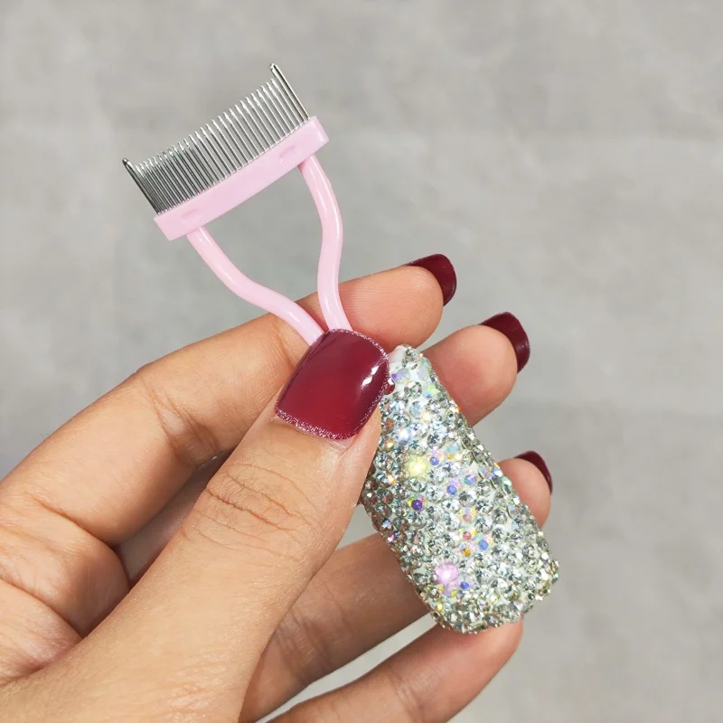 Description Picture 5 of itemHigh Appearance Level Eyelash Curler Set with artificial diamond Curling Mini portable eyelash tool for beginners