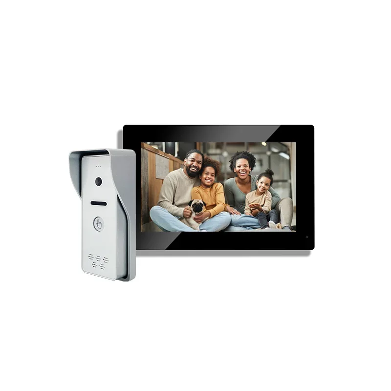 

Factory Wholesale on Sale IP 65 Waterproof 7inch Hands Free Video Door Phone Tcp/ip Wired Intercom System