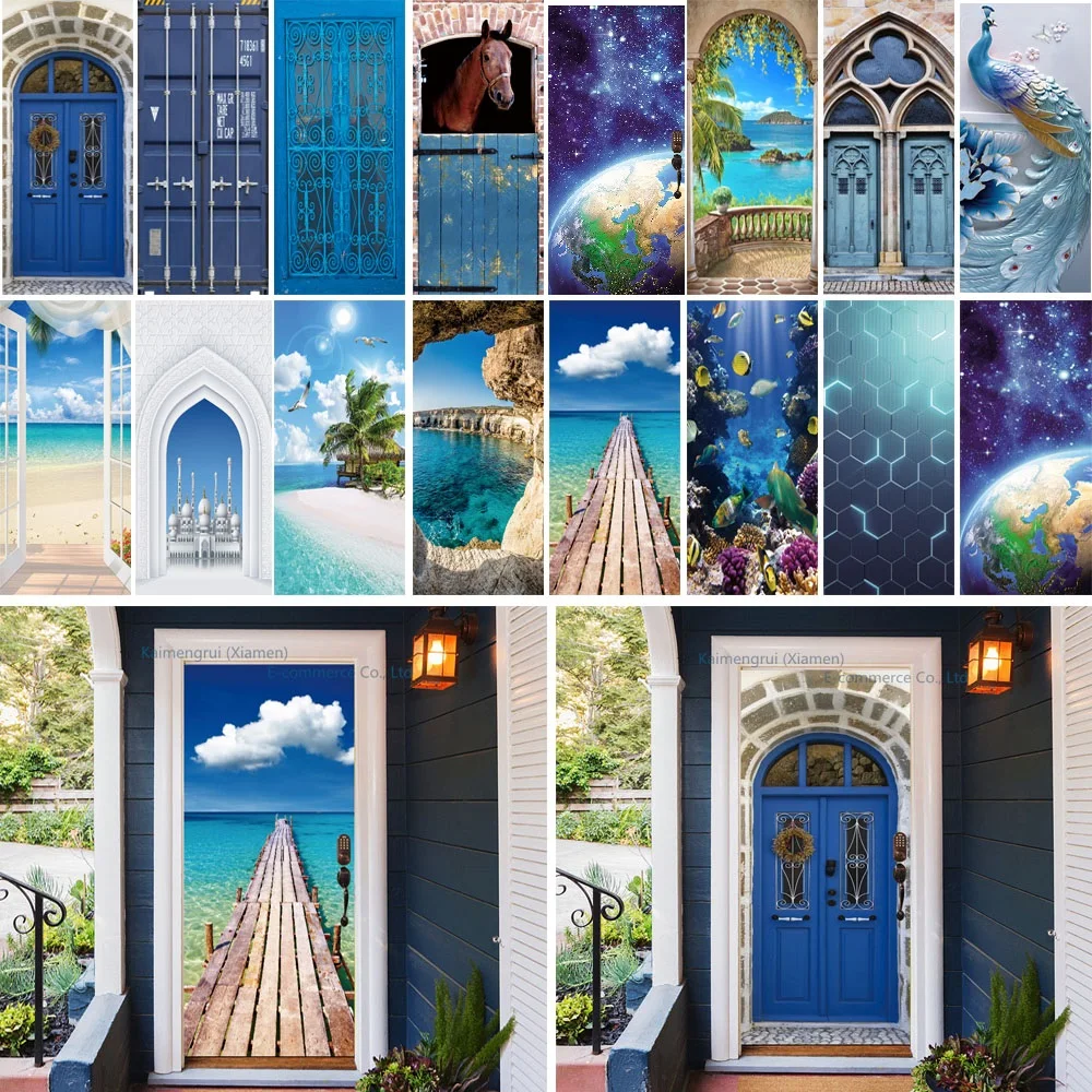 3D Blue Ocean 11431 Marco Carmassi Door Mural