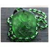 GOOD LUCK pocket travel efficacious Mascot Bless Safe Green Tara Guanyin Buddha Avalokitesvara Crystal Pendant Buddhist Amulet 3