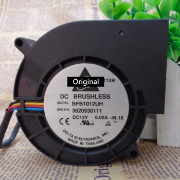 원래 새로운 100% 작업 9733 초대형 건조 기계 송풍기 팬 폭력 12V 6A BFB1012UH 97*97*33mm