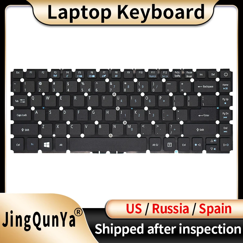 US/RU/Russian Laptop Keyboard For ACER Aspire E5-422G 432G 452G 473G 474G 475G 491G E14 TravelMate P249-M P248 Replacement