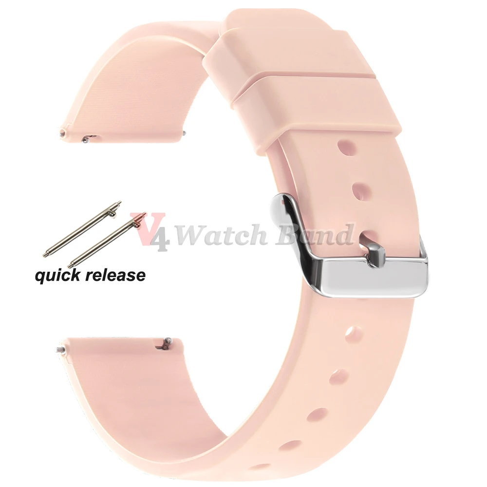 Premium Silicone Rubber Wrist Watch Band Strap – Versatile Colors and Sizes