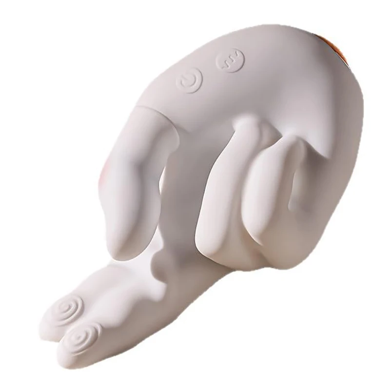 Dual Finger Trigger Vibrator Sex Toy,Heating G-spot Nipple Clitoris Stimulator,Vaginal Masturbation Vibration Massagers in Girls