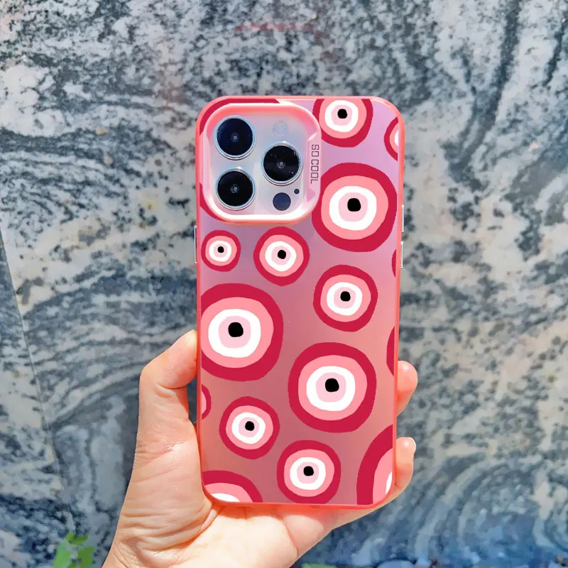 Gorgeous Eyes Blue Evil Eye Print Shockproof Laser Phone Case