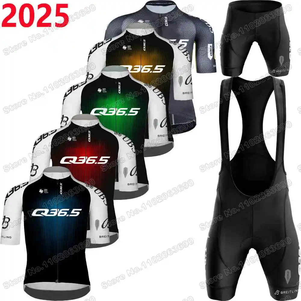 2025 Q36.5 Pro Cycling Team Cycling Jersey Set Summer