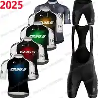 2025 Q36.5 Pro Cycling Team Cycling Jersey Set Summer Cycling Clothing Men Road Bike Shirt Suit Bicycle Bib Shorts MTB Uniform 1
